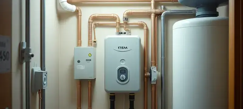 住宅の給水増圧ポンプユニット